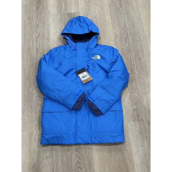 The North Face North Down Triclimate Jacket, Boys Medium 10, Optic Blue, NWT - Picture 1 of 4